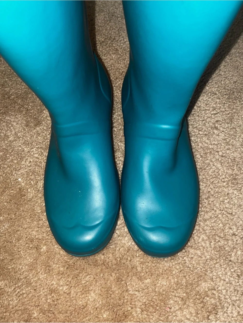 Hunter Teal Tall Rain Boots